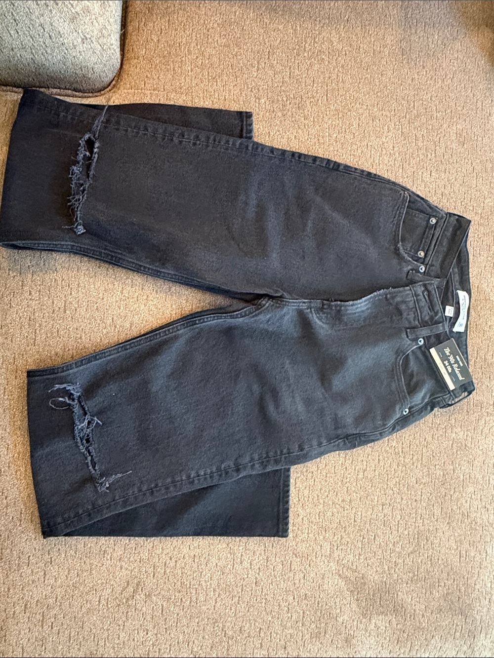 A&F 90s high rise relaxed Jean